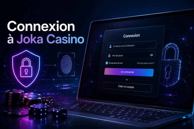 Connexion à Joka Casino: accéder à un compte existant avec prudence