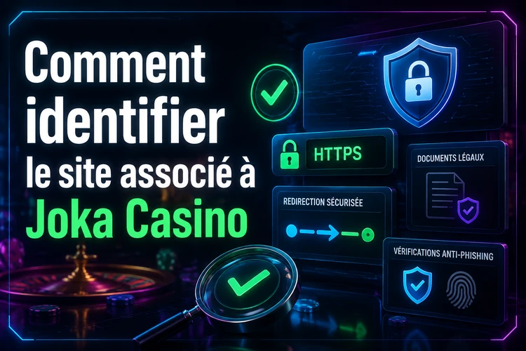 Comment identifier le site associé à Joka Casino
