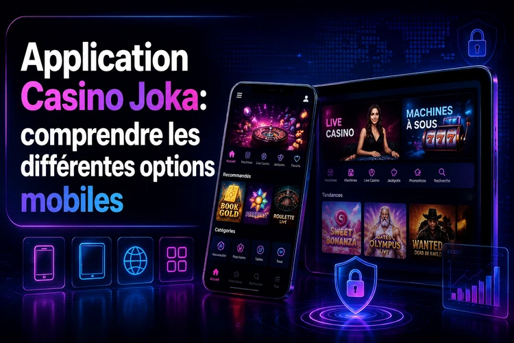 Application Casino Joka: comprendre les différentes options mobiles