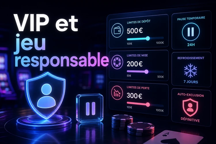 VIP et jeu responsable: garder la maîtrise de son activité